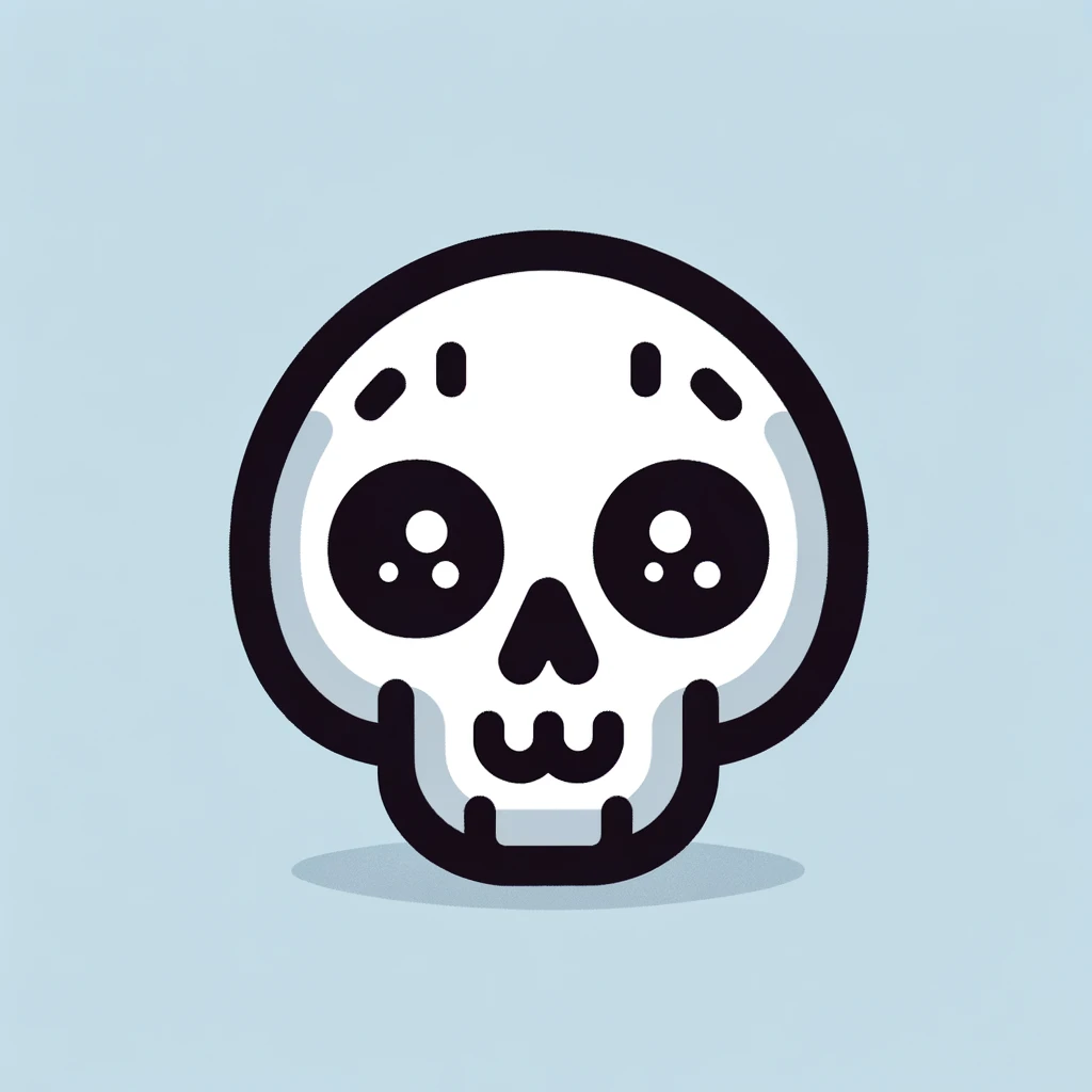 Cute Skull Emoji