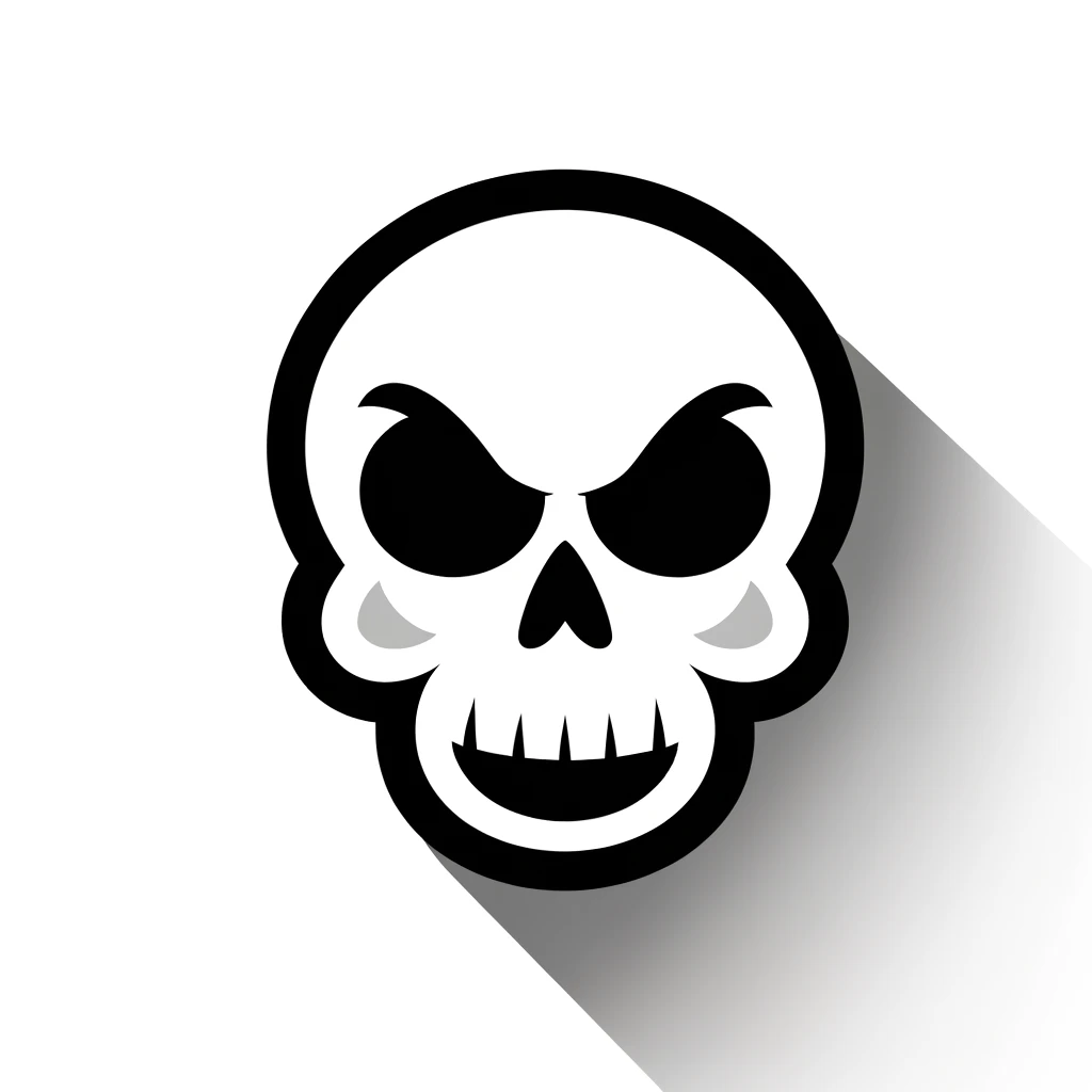 Evil Skull Emoji